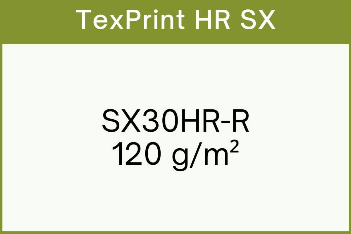 Desktop Sublimation paper Ricoh
TexPrint SX30HR-R, 120 g
10,1x24,1 cm (110 sheets/pack)